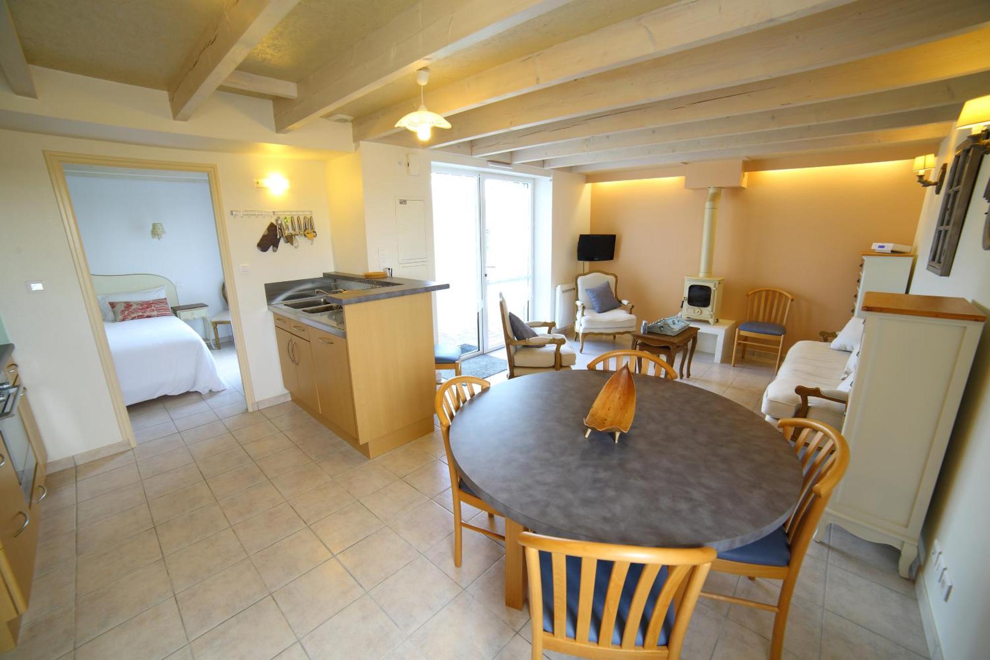 La Ferme De Vur Ven Apartman Saint-Évarzec Szoba fotó