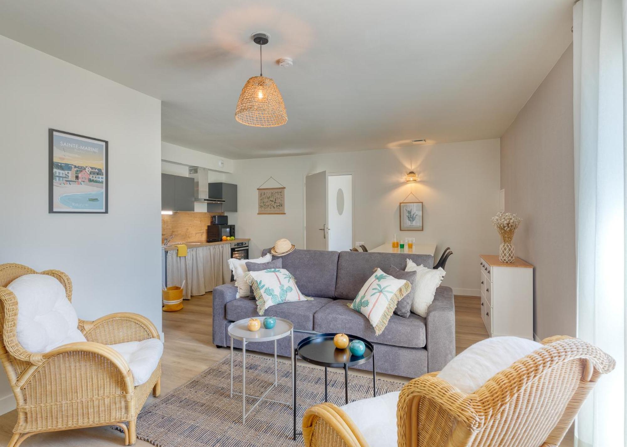 La Ferme De Vur Ven Apartman Saint-Évarzec Szoba fotó